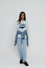 Load image into Gallery viewer, SUNNY SOMEWHERE-LAKE RAGLAN SWEATSHIRT
