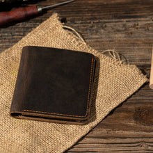 Load image into Gallery viewer, ALG-GENUINE LEATHER BI-FOLD WALLET
