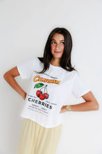 Load image into Gallery viewer, SUNNY SOMEWHERE-CHERRY EVERYDAY TEE
