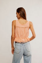 Load image into Gallery viewer, FREE PEOPLE-ALANA LACE TANK SPRING MELON
