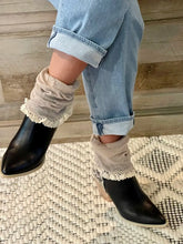 Load image into Gallery viewer, BOOTIGHTS-BETSY BURLAP OVER THE KNEE SOCKS

