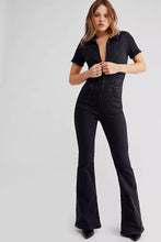 Load image into Gallery viewer, FREE PEOPLE- JAYDE FLARE JUMPSUIT
