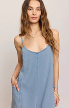 Load image into Gallery viewer, Z SUPPLY- GO EASY JERSEY DENIM ROMPER
