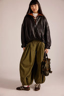 FREE PEOPLE-MOONRIVER BALLOON PANTS IN SAGE