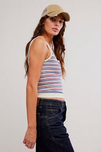 Load image into Gallery viewer, FREE PEOPLE-STRIPED SIMPLY SOFT CAMI
