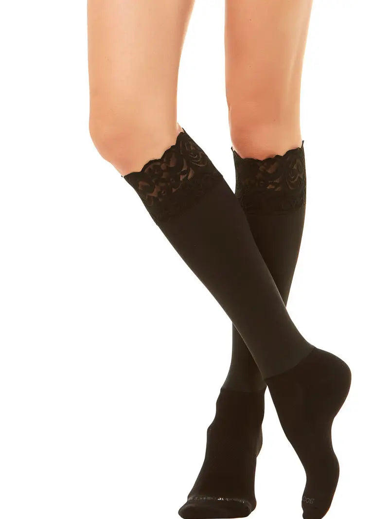 BOOTIGHTS-LACIE LACE KNEE HIGHS