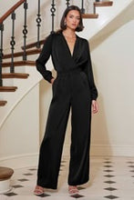 Load image into Gallery viewer, BISHOP + YOUNG-FLUID SATIN PANT IN BLACK
