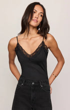 Load image into Gallery viewer, Z SUPPLY-AFTER DARK LACE TRIM BODYSUIT
