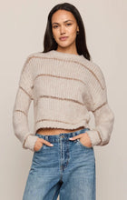 Load image into Gallery viewer, Z SUPPLY-SHINE BRIGHT SWEATER IN FROSTED PEARL
