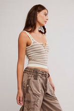 Load image into Gallery viewer, FREE PEOPLE-STRIPED SIMPLY SOFT CAMI
