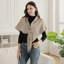 Load image into Gallery viewer, HANA-COZY SOLID KNIT WRAP SHAWL
