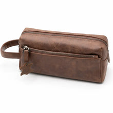 Load image into Gallery viewer, ALG-GENUINE LEATHER DOPP KIT
