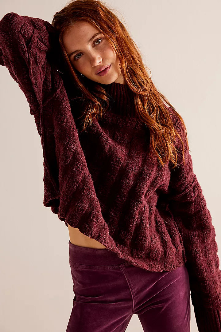 FREE PEOPLE- CARE SOUL SEARCHER SWEATER