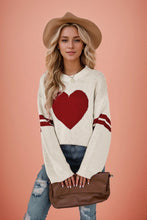 Load image into Gallery viewer, LOVESOFT-VALENTINE HEART KNIT SWEATER
