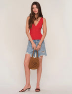 HEARTLOOM-MAXWELL TOP IN SCARLETT