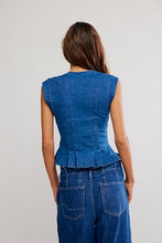 Load image into Gallery viewer, FREE PEOPLE-DYLAN DENIM VEST
