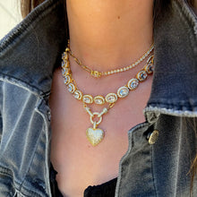 Load image into Gallery viewer, GEMELLI-EMMIE HEART PENDANT NECKLACE
