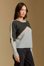 Load image into Gallery viewer, SALT WATER LUXE-CRUE VINTAGE BLUE SWEATER
