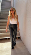 Load image into Gallery viewer, DAZE-FAROUT BLACK LEATHER PANT
