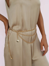 Load image into Gallery viewer, ETTIKA-MODERN EDGE LAYERED WAIST CHAIN
