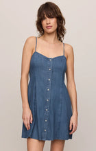 Load image into Gallery viewer, Z SUPPLY-ANGEL EYES DENIM MINI DRESS

