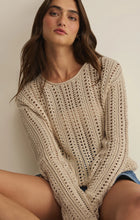 Load image into Gallery viewer, Z SUPPLY-UPLAND CROCHET SWEATER

