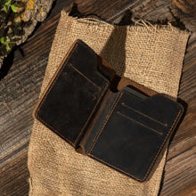 Load image into Gallery viewer, ALG-GENUINE LEATHER BI-FOLD WALLET
