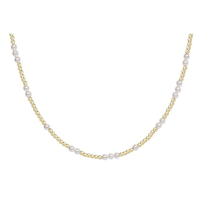 ENEWTON-“15” CHOKER HOPE UNWRITTEN 3MM PEARL