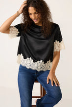 Load image into Gallery viewer, SANCTUARY-ONE OF A KIND SATIN LACE TOP
