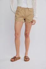 Load image into Gallery viewer, FREE PEOPLE-NOW OR NEVER DENIM SHORTS IN OAT LATTE
