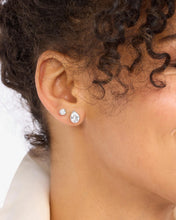 Load image into Gallery viewer, MELINDA MARIA- ISLA SILVER 8MM STUDS
