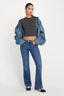 GOOD AMERICAN-LOW RISE SLIM BOOT