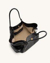 Load image into Gallery viewer, JW PEI-HANA LARGE TOTE BAG BLACK CROC
