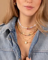 Load image into Gallery viewer, JTG-CLEAR OPAL PUKKA NECKLACE
