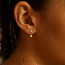 Load image into Gallery viewer, ELLIE VAIL-EVANORA DOUBLE DROP EARRING IN GOLD

