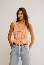 Load image into Gallery viewer, FREE PEOPLE-ALANA LACE TANK SPRING MELON
