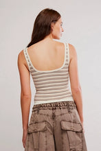 Load image into Gallery viewer, FREE PEOPLE-STRIPED SIMPLY SOFT CAMI
