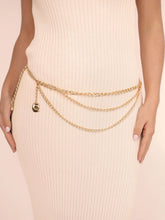 Load image into Gallery viewer, ETTIKA-MODERN EDGE LAYERED WAIST CHAIN
