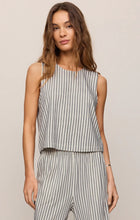 Load image into Gallery viewer, Z SUPPLY- SLOANE KNIT STRIPED TOP IN ECLIPSE
