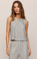 Z SUPPLY- SLOANE KNIT STRIPED TOP IN ECLIPSE