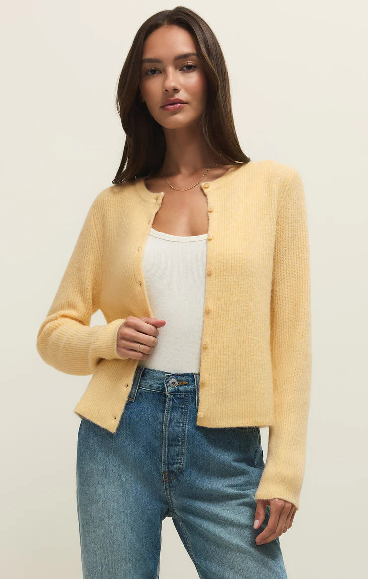 Medina Rib Cardigan | Red Lotus