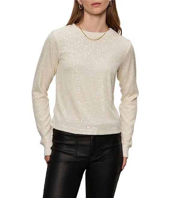 SANCTUARY-SPARKLE TOGETHER SWEATER TOP