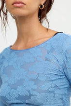 Load image into Gallery viewer, FREE PEOPLE- NIGHT SHIFT LAYERING TOP IN DUSTED BLUE
