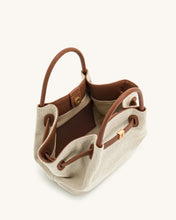 Load image into Gallery viewer, JW PEI-HANA MINI TOTE BROWN CANVAS

