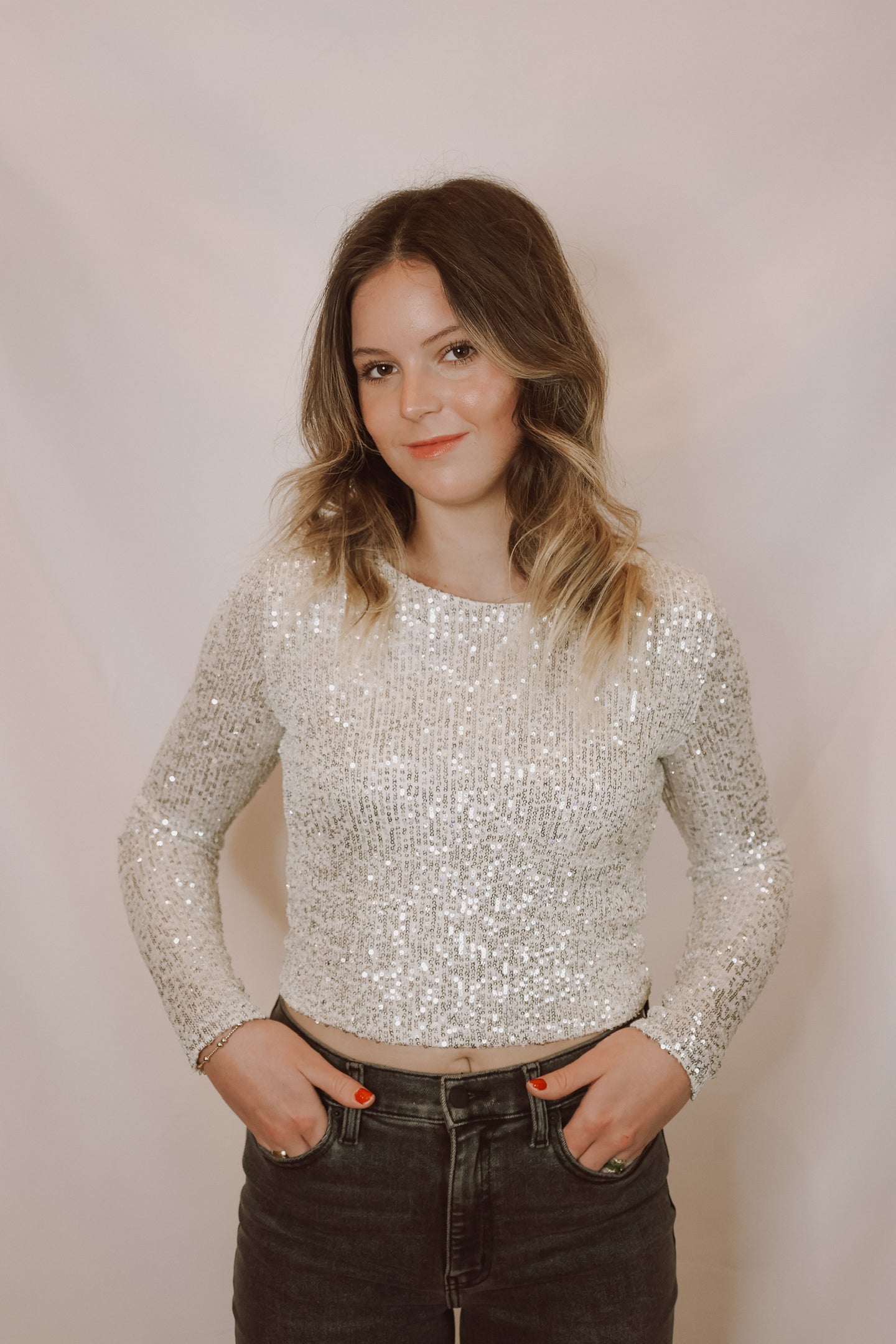 Z Supply- Aurora Sequin Top