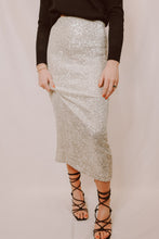 Load image into Gallery viewer, Z SUPPLY- SATURN SEQUIN SKIRT
