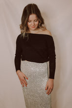 Load image into Gallery viewer, Z SUPPLY- SATURN SEQUIN SKIRT
