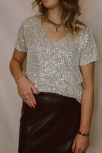 Load image into Gallery viewer, Z SUPPLY- MARBELLA SEQUIN TOP
