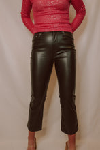Load image into Gallery viewer, DAZE- SHY GIRL FAUX LEATHER CROP
