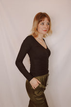 Load image into Gallery viewer, PROJECT SOCIAL T- CITY LIFE RUCHED LS
